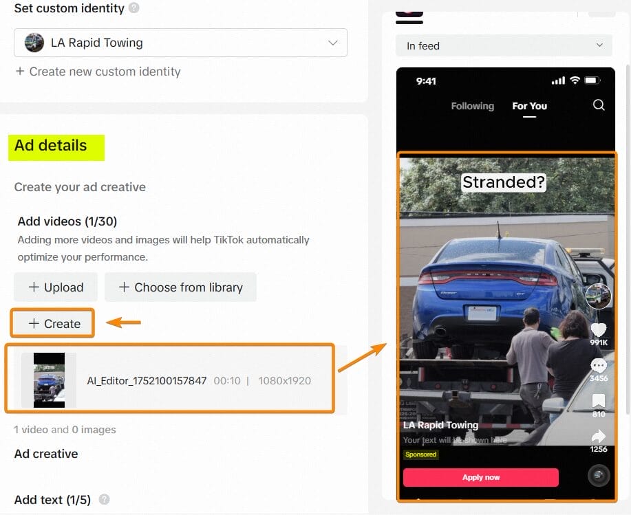 Ad Details