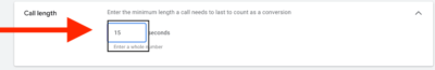 call length