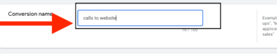 conversion name