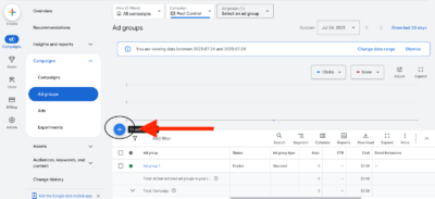 create ad group