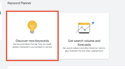discover new keywords