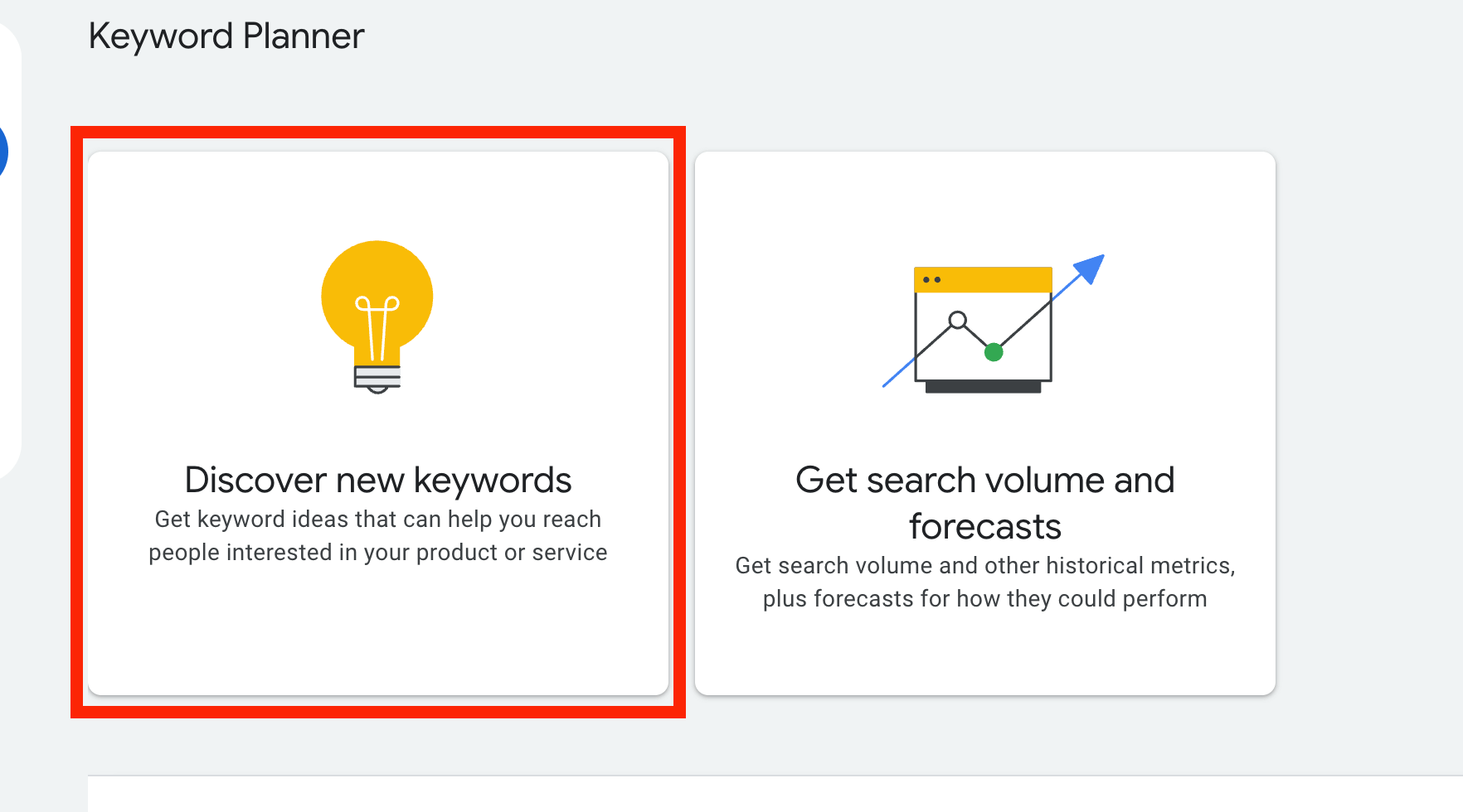 discover new keywords