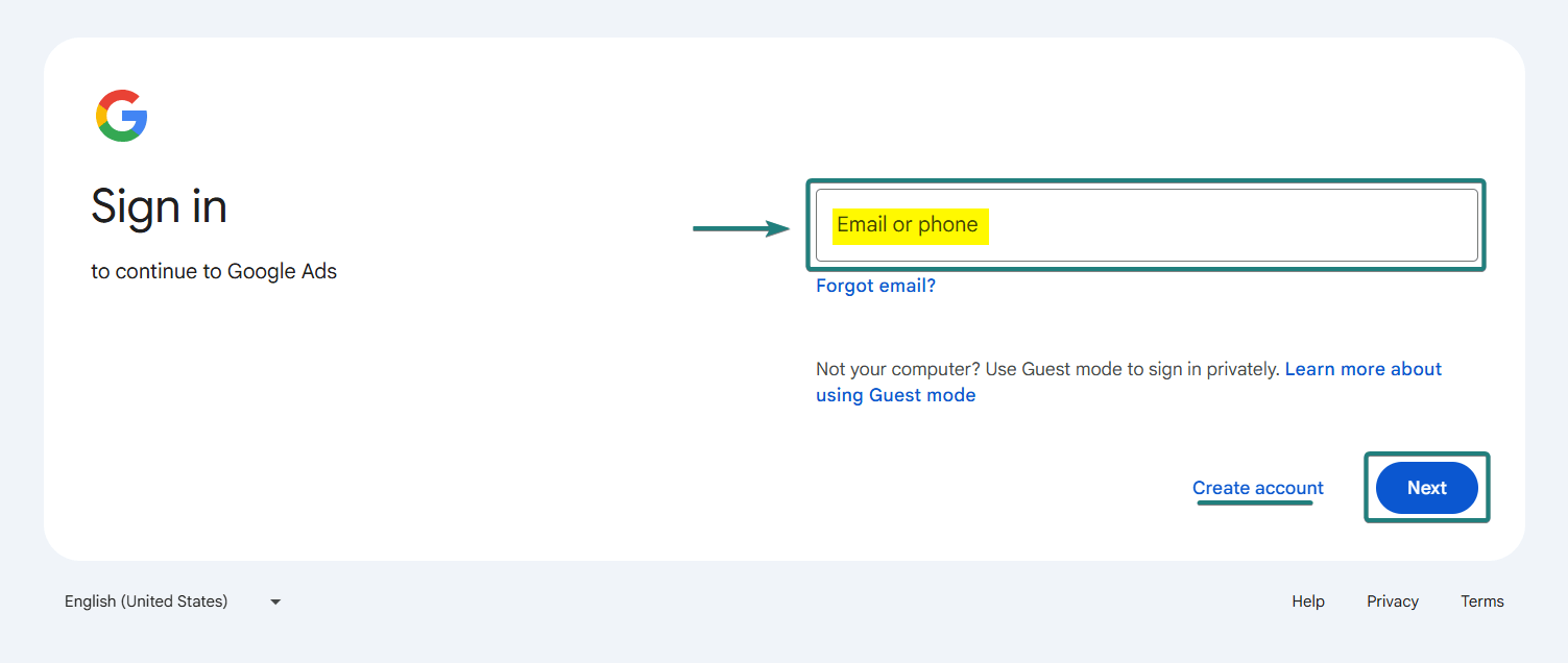 Gmail Account Creation