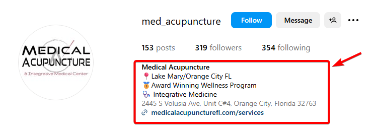 Instagram Bio Sample