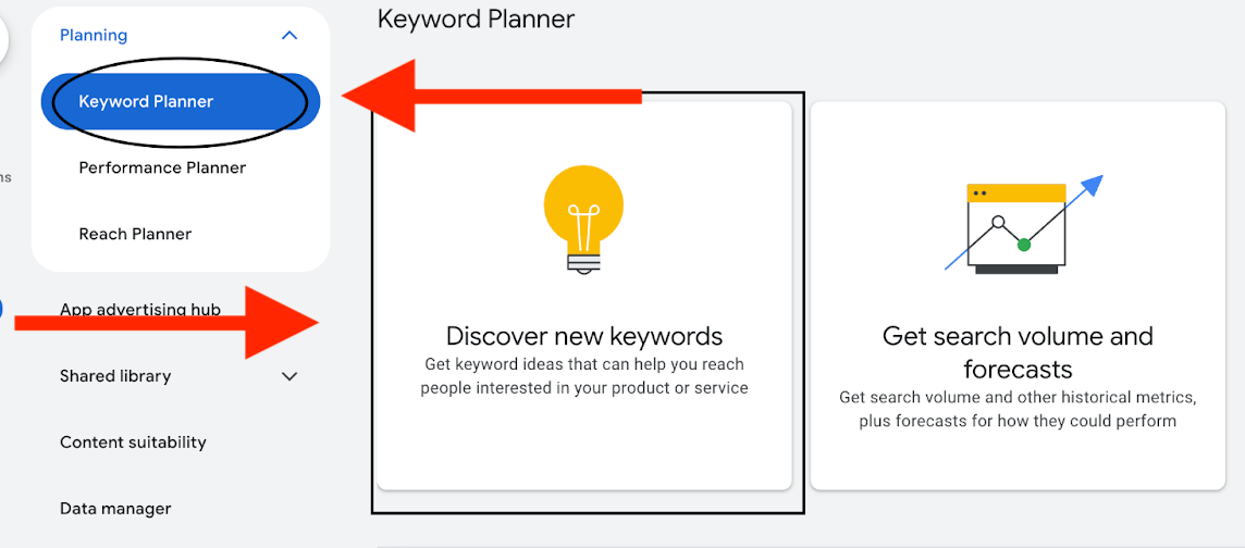 keyword planner