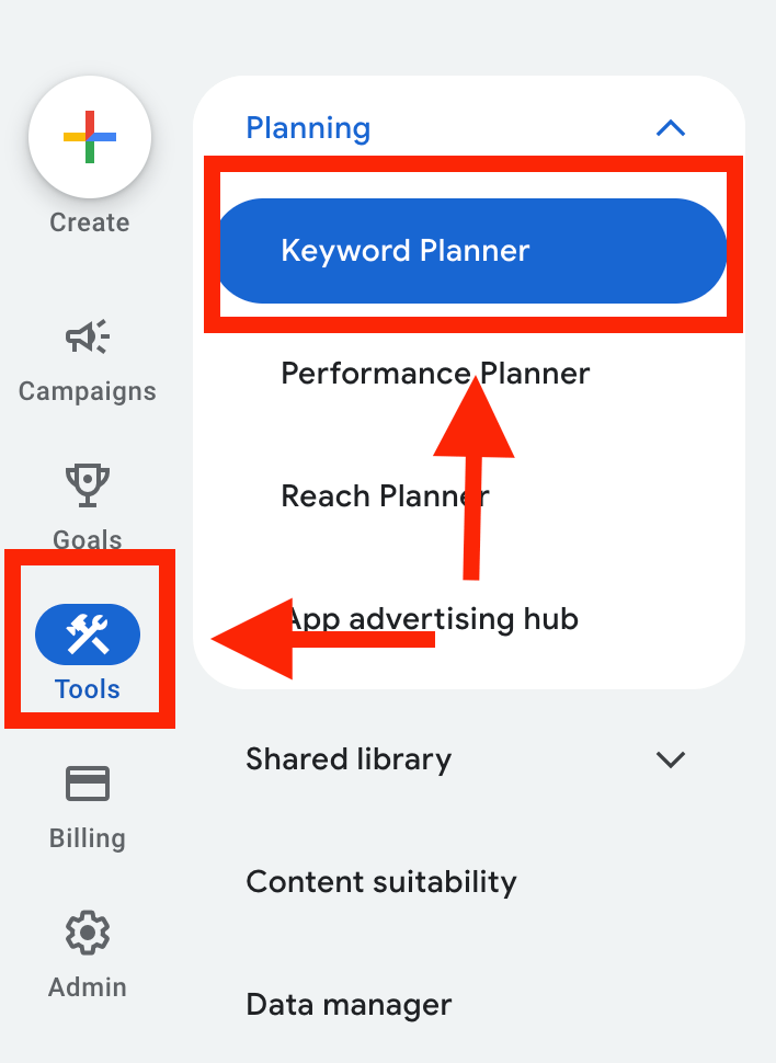 keyword planning