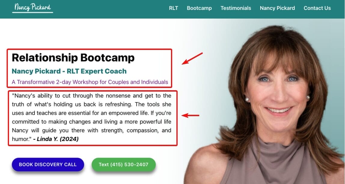 Landing Page Second Revision