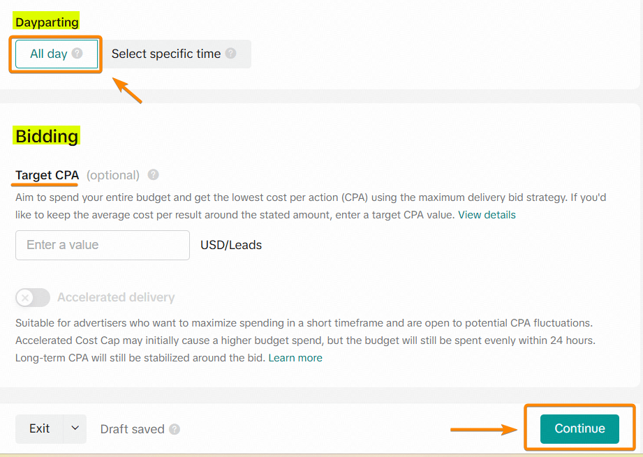 Dayparting and Bidding