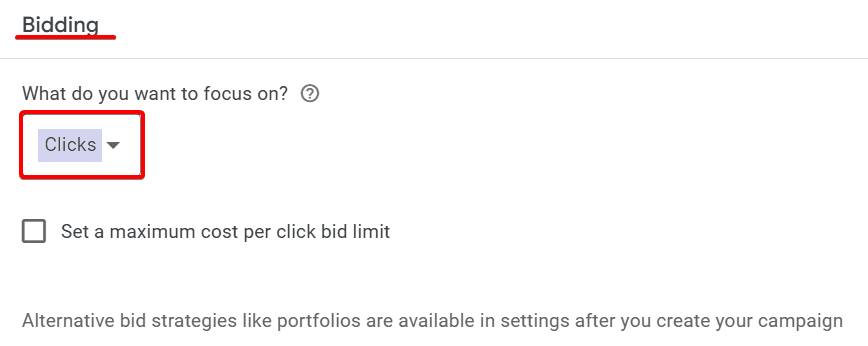 Bidding Strategy
