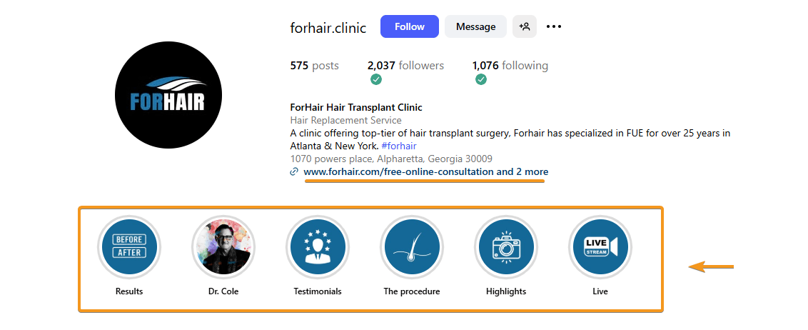 Instagram highlights