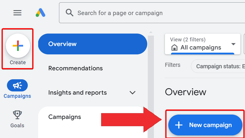 Create New Campaign for Google Ads for Masonry