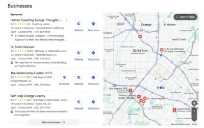local seo for relationship coach