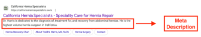 meta description