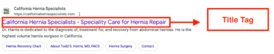 title tag