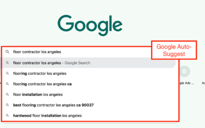 Google Auto-Suggest seo floor contractor